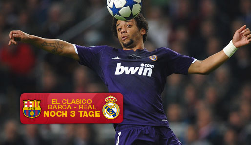 Real Madrids Außenverteidiger Marcelo kommt im Clasico gegen Barcelona eine Schlüsselrolle zu