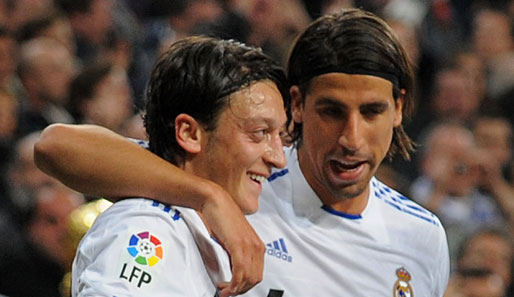 Mesut Özil und Sami Khedira spielen bei Real Madrid bislang eine herausragende Saison