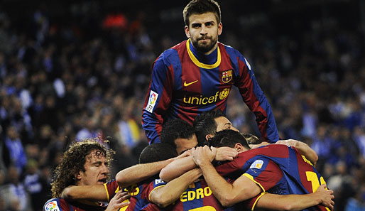 Zum Jahresauftakt 2011 empfängt der FC Barcelona UD Levante. Pique (oben) wird fehlen