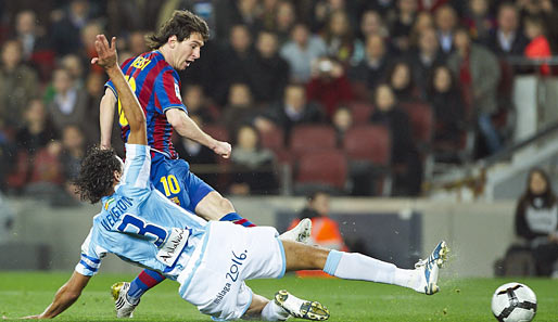 Weltfußballer Lionel Messi vom FC Barcelona peilt gegen den FC Malaga seinen 19. Saisontreffer an