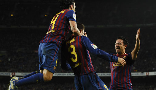 Freude pur beim FC Barcelona - 4:0-Heimerfolg gegen Saragossa