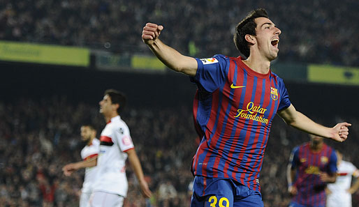Isaac Cuenca erzielte in dieser Saison zwei Tore für den FC Barcelona in der Primera Division