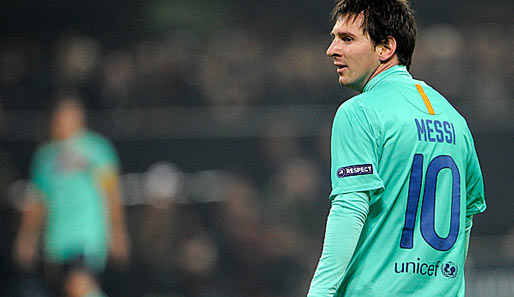Lionel Messi saß gegen Osasuna zunächst auf der Bank, bereitete später aber das Tor zum 2:1 vor