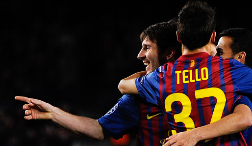 Lionel Messi erzielte im Spiel gegen Racing Santander Saisontreffer 29 und 30