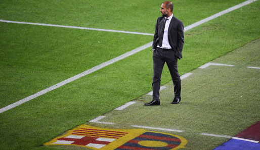 Ein letztes Mal wird Pep Guardiola im Finale der Copa del Rey an Barcas Seitenlinie stehen
