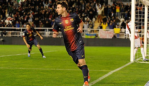 Lionel Messi hat in der Primera Division bereits 182 Treffer erzielt