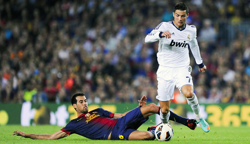 Markierte am vergangenen Spieltag beide Treffer im Clasico für Real Madrid: Cristiano Ronaldo (r.)