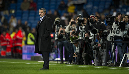 Real-Coach Jose Mourinho gewann am Wochenende das Stadtderby gegen Atletico mit 2:0