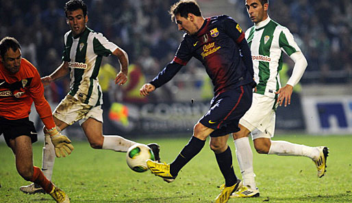 Doppelpack im Hinspiel: Barcelonas vierfacher Weltfußballer Lionel Messi
