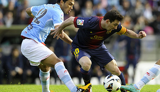 Abstiegskandidat Celta Vigo gelang gegen Lionel Messi und Co. ein Remis