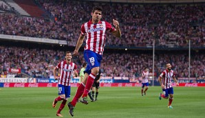 Diego Costa führt in Spanien derzeit die Torjägerliste mit zehn Toren an