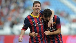 Lionel Messi fühlt sich in Barcelona sichtlich wohl