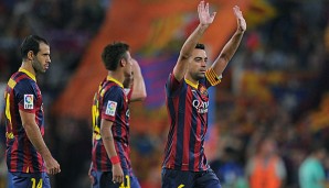 Xavi (r.) ist mit dem FC Barcelona sensationell in die neue Saison gestartet