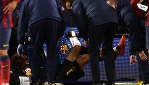 Schock für Barcelona: Victor Valdes verletzte sich schwer