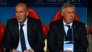 Carlo Ancelotti und Zinedine Zidane werden auch in Zukunft zusammen arbeiten