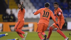 Lionel Messi sorgte mit einem Dreierpack für klare Verhältnisse
