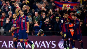 Das Star-Trio um Lionel Messi, Luis Suarez und Neymar war gegen Atletico nicht zu halten