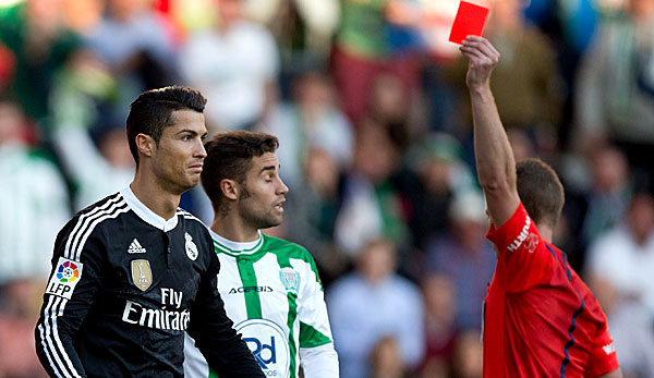 Cristiano Ronaldo Rote Karte