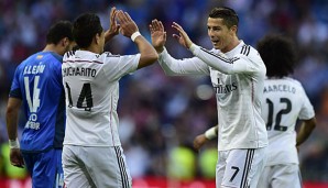 Ronaldo, Ronaldo, Ronaldo: Der Portugiese überzeugte mal wieder mit einem Hattrick