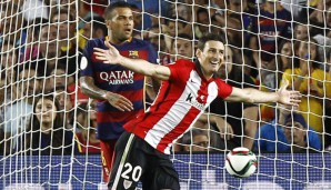 Aritz Aduriz erzielte in den letzten beiden Spiele gegen Barca vier Tore für Bilbao