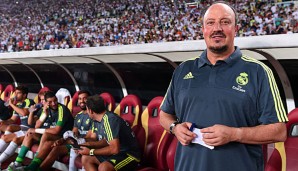 Rafa Benitez übernahm das Amt als Real-Coach von Carlo Ancelotti