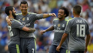 Erzielte gegen Espanyol Barcelona fünf Hütten: Cristiano Ronaldo