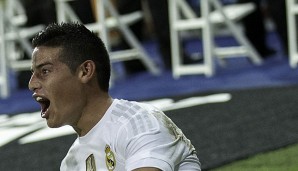 James Rodriguez und Real Madrid stehen auf dem fünften Rang der Tabelle