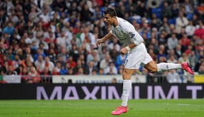 Cristiano Ronaldo schoss in der Champions League drei Tore