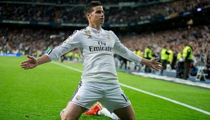 James Rodriguez erzielte in dieser Saison bereits fünf Liga-Tore für Real Madrid