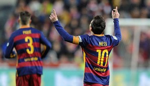 Lionel Messi erzielte sein 300. Tor in der Primera Division