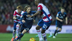 Luka Modric sorgte mit seinem ersten Saisontor für Reals Sieg gegen Granada
