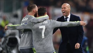 Cristiano Ronaldo traf in der Champions League gegen den AS Rom