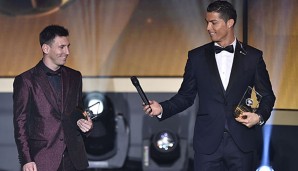 Lionel Messi denkt, dass Cristiano Ronaldo den Ballon d'Or verdiente, als er ihn gewonnen hat
