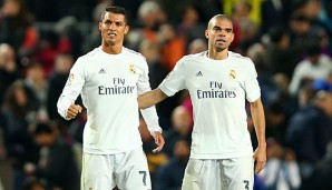 Pepe und Cristiano Ronaldo kennen sich auch aus der Nationalmannschaft
