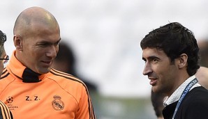 Raul und Zinedine Zidane spielten Anfang des Jahrtausends zusammen bei Real Madrid