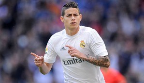 James Rodriguez kam zuletzt bei Real Madrid nur noch selten zum Zug