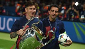 Zusammen fast unbesiegbar: Leo Messi und Xavi