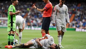 Gareth Bale musste in der zweiten Halbzeit gegen Sporting ausgewechselt werden