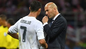 Cristiano Ronaldo ist voll des Lobes für Zinedine Zidane