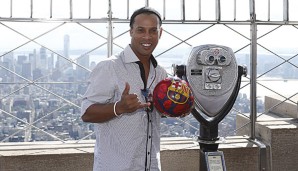 Ronaldinho gönnte sich einen Tag am Strand, statt zu seinem ersten Arbeitstag zu erscheinen