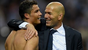 Zinedine Zidane hält Cristiano Ronaldo für den besten Spieler der Welt