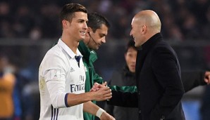 Zinedine Zidane vertraut Cristiano Ronaldo auch weiterhin