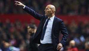 Zinedine Zidane ist von den Pfiffen der eigenen Fans nicht angetan