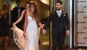 Lionel Messi hat seiner Jugendliebe Antonella Roccuzzo im argentinischen Rosario das Ja-Wort gegeben! Die glückliche Braut überstrahlte alles. SPOX zeigt die Bilder zur Hochzeit des Jahres