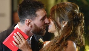 Lionel Messi hat seiner Jugendliebe Antonella Roccuzzo das Ja-Wort gegeben