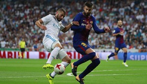 Gerard Pique musste mit dem FC Barcelona auch im Rückspiel der Supercopa eine Niederlage gegen Real Madrid hinnehmen