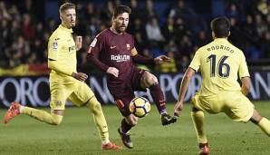 Der FC Barcelona bezwang Villarreal am 15. Spieltag der Primera Division