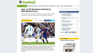 Bei der ganzen Epik der Gazzetten erscheint das Fazit der Le Monde fast langweilig: "Barca dominiert Real." Immerhin treffend ... nach der schweren Heimniederlage seien die Titelträume der Madrilenen jedoch beerdigt