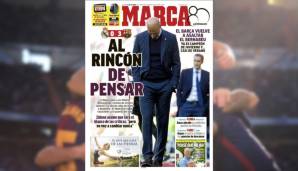 "In die Ecke und nachdenken", rät die Print-Ausgabe der Marca einem gewissen Herrn Zidane
