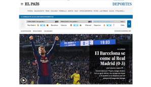 Dank einer "fabelhaften zweiten Halbzeit" kann El Pais schreiben: "Barca frisst Real auf"